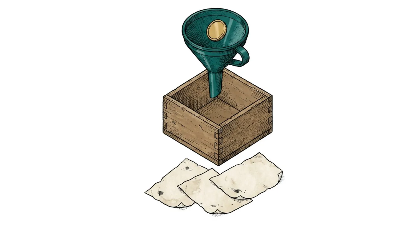 Drops captured material into the vault from outside a session. Writes only to the inbox.